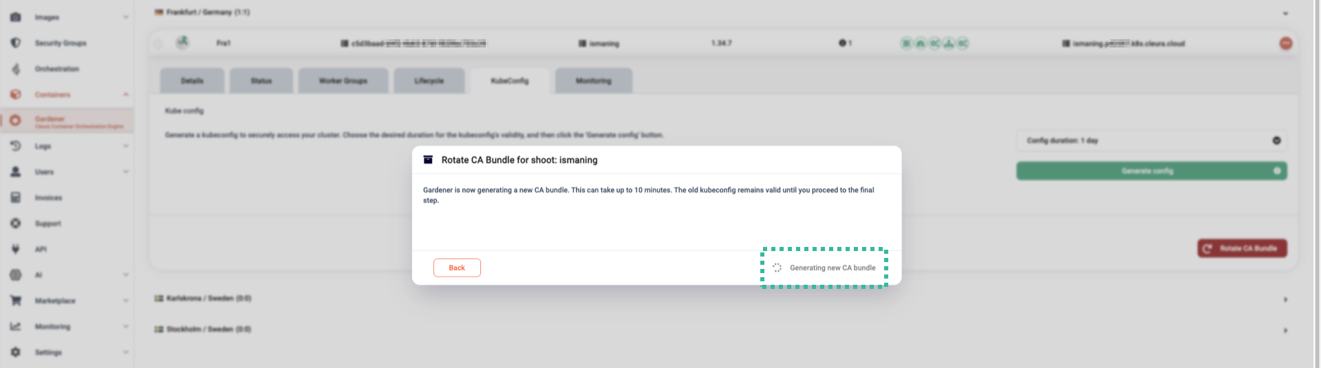 Generating a new CA bundle