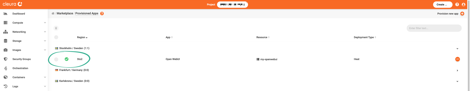 Open WebUI is deployed