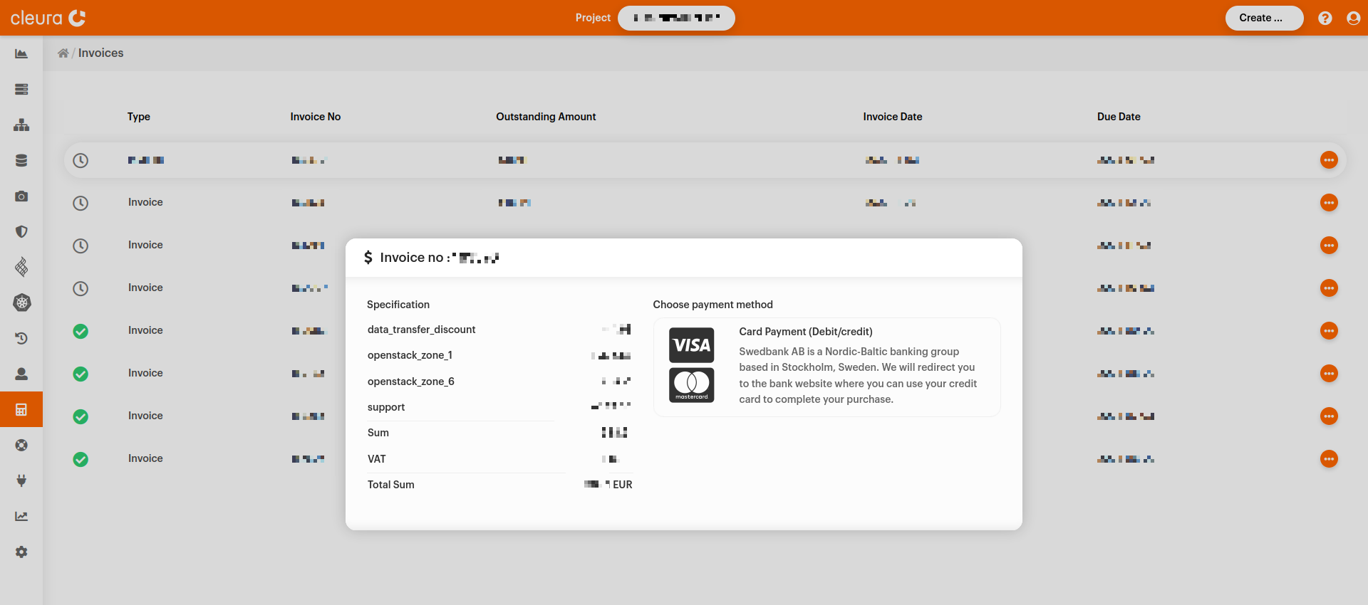 Payment options