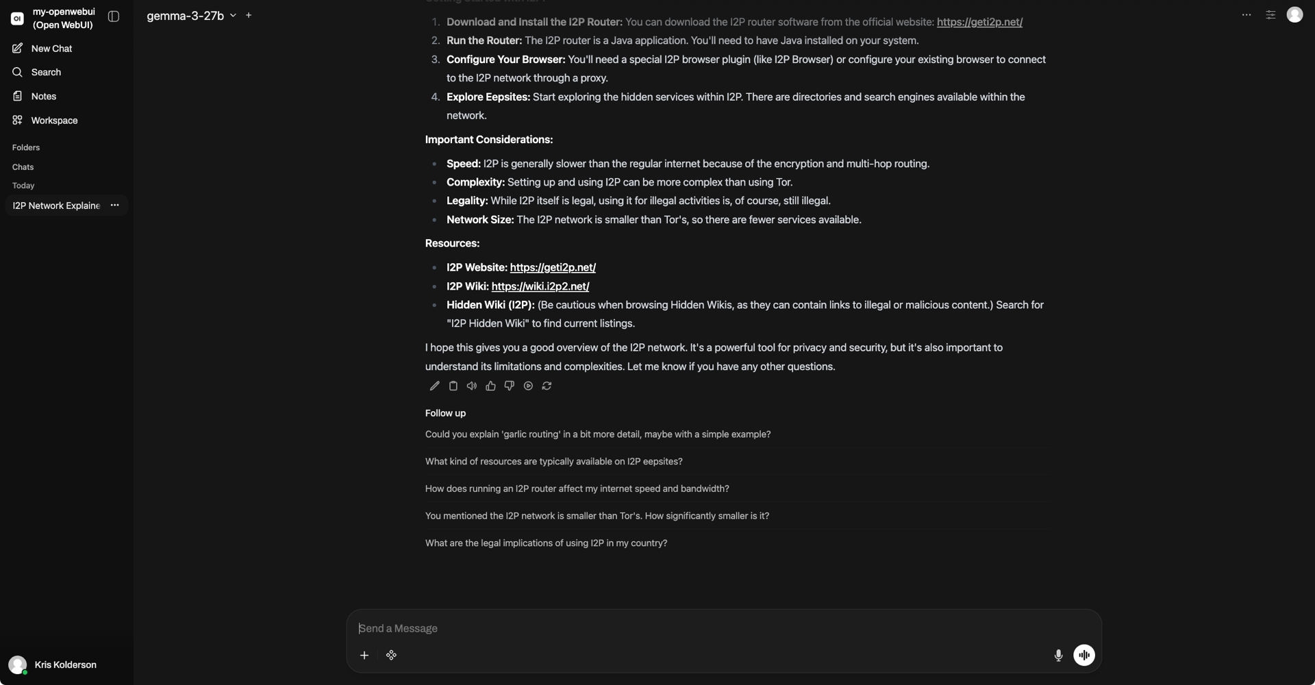 Get back an answer to your question