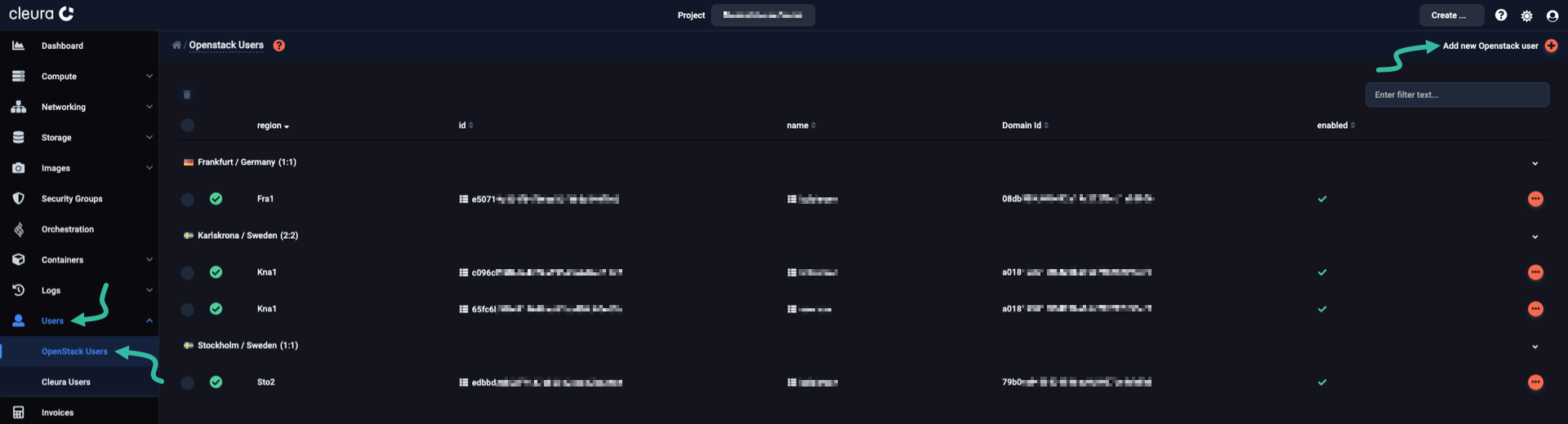 Add a new OpenStack user