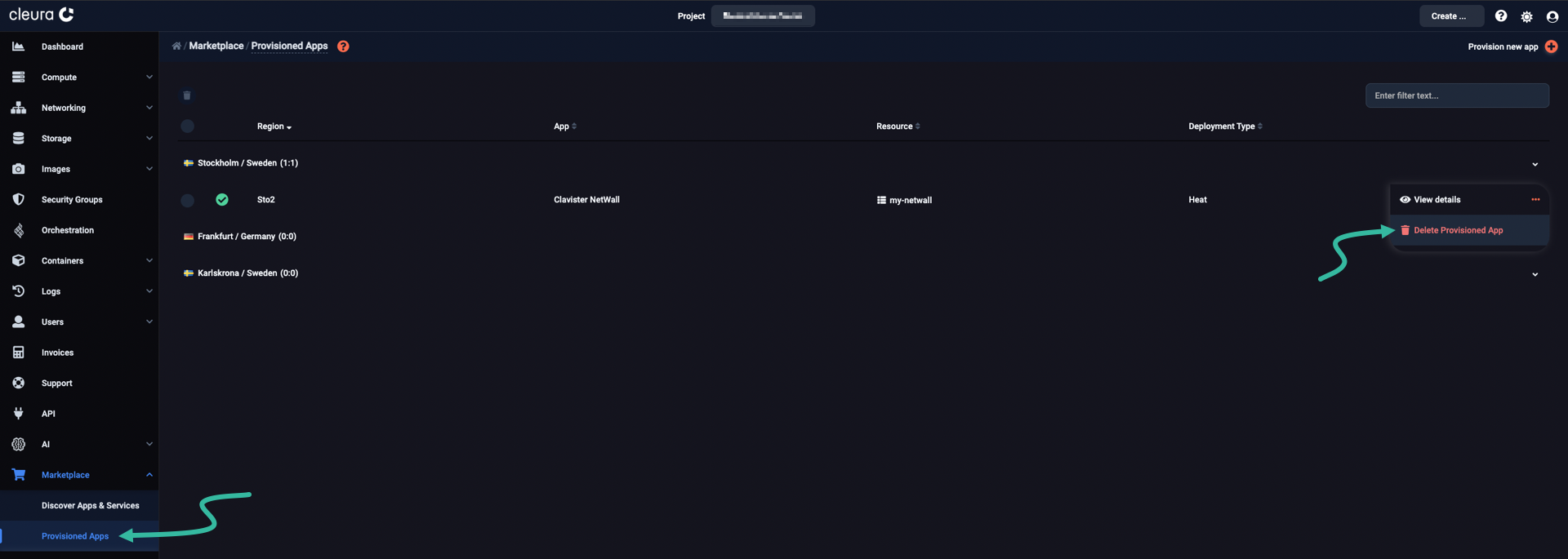 Request the deletion of Clavister NetWall