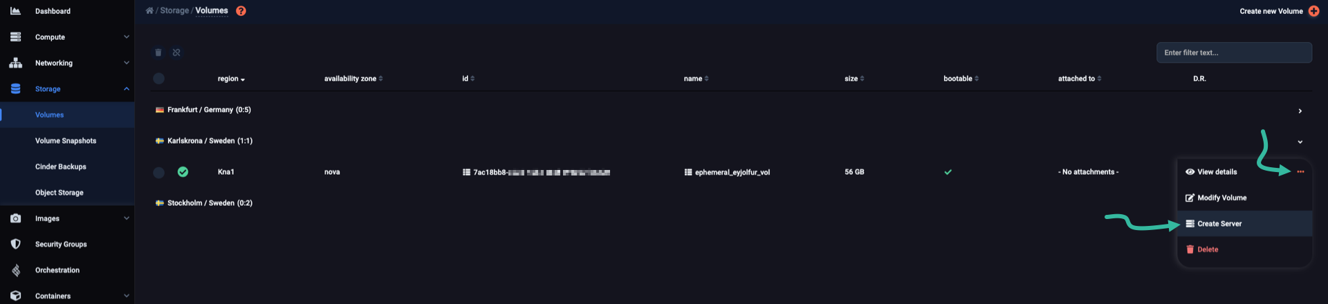 Creating a new server