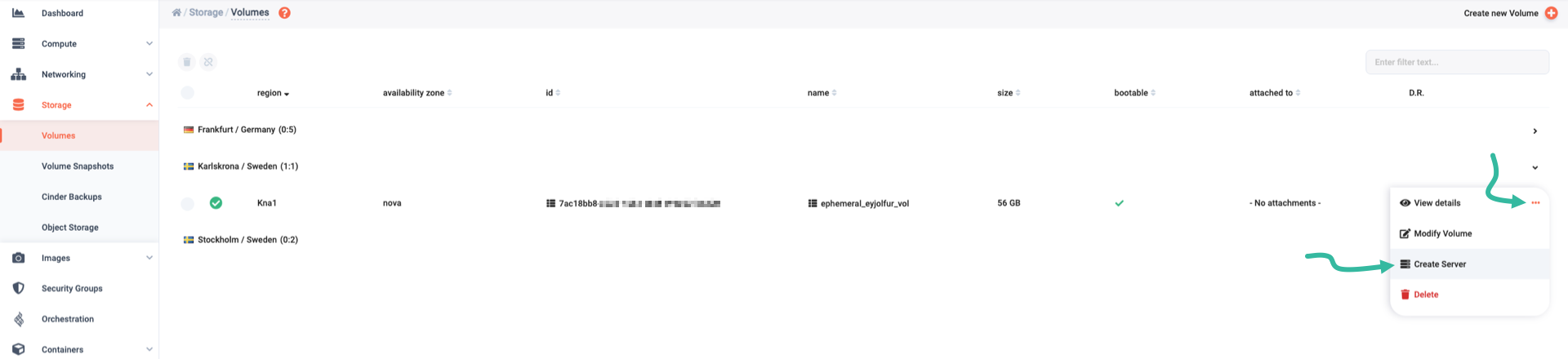 Creating a new server