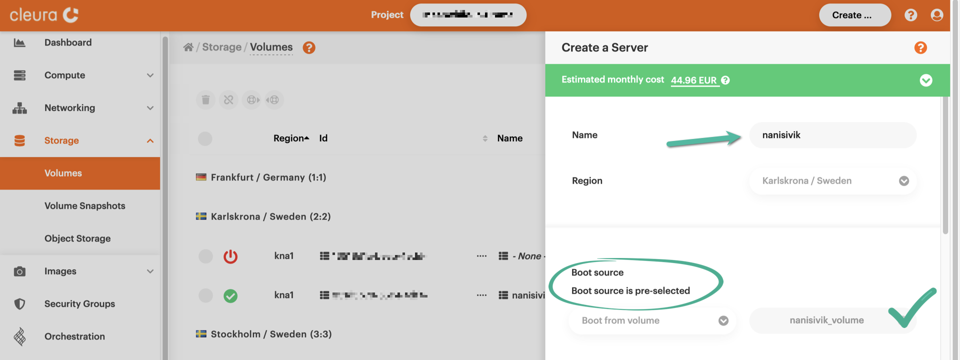 Naming the server