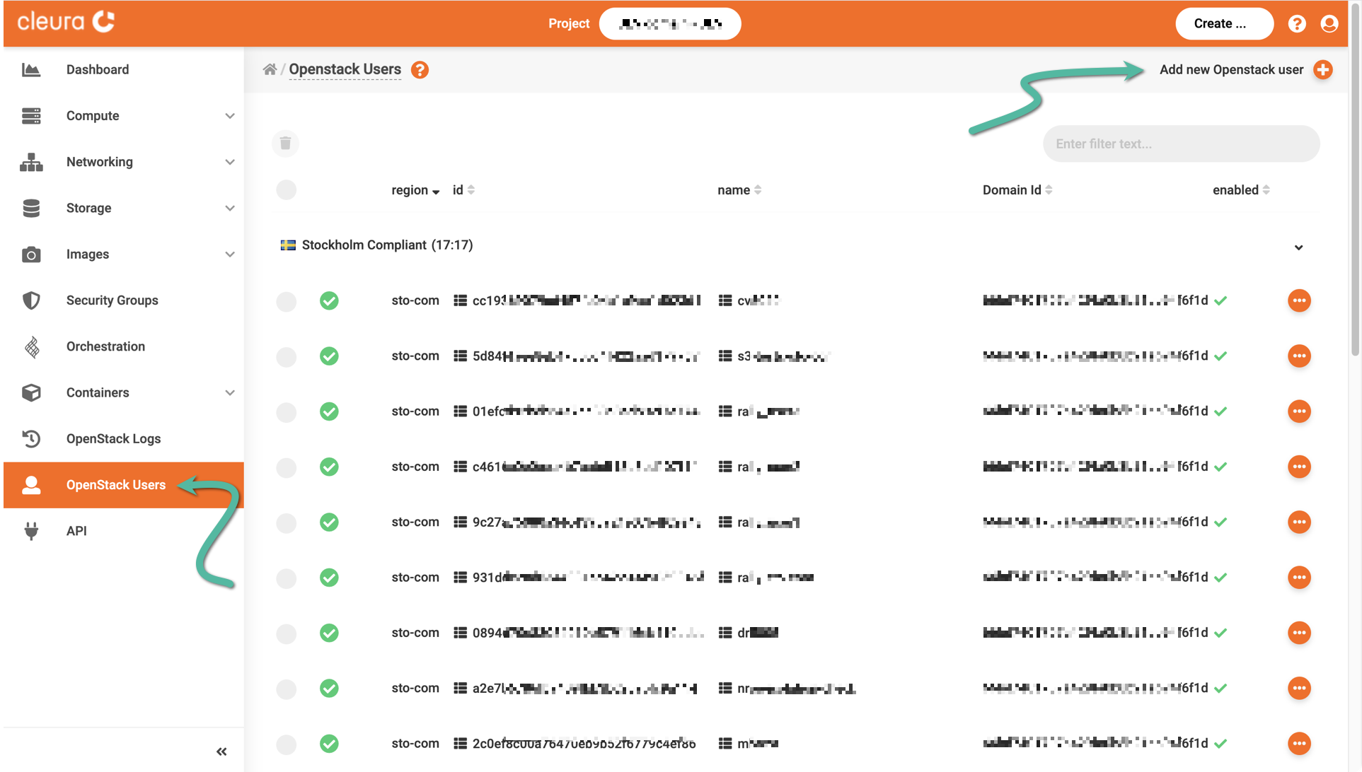 Add a new OpenStack user