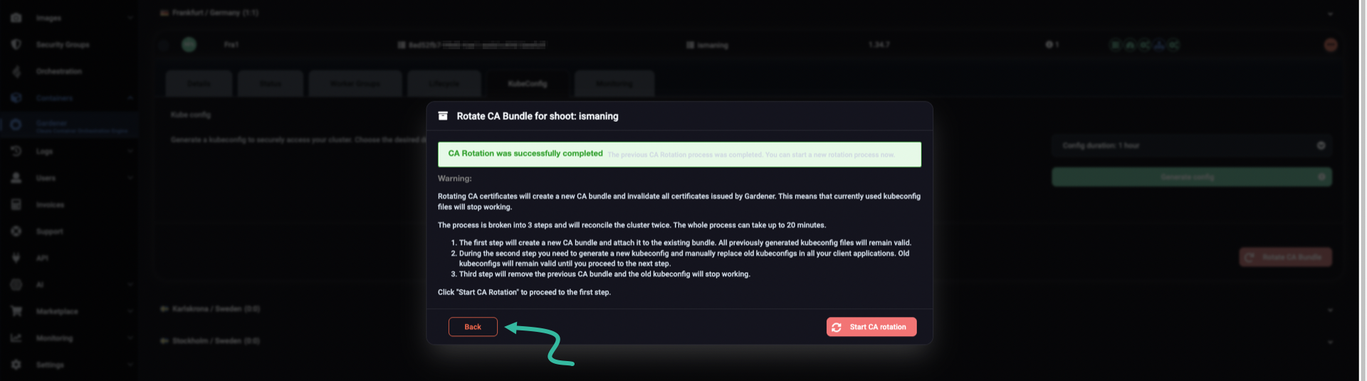 Time to create a fresh certificate-based kubeconfig file