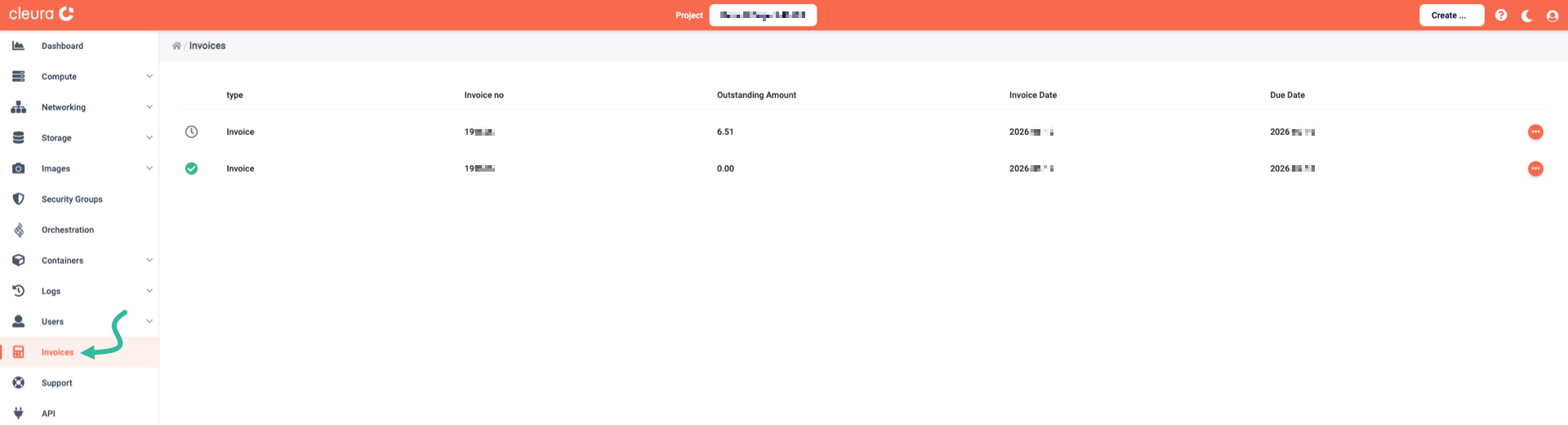 All invoices