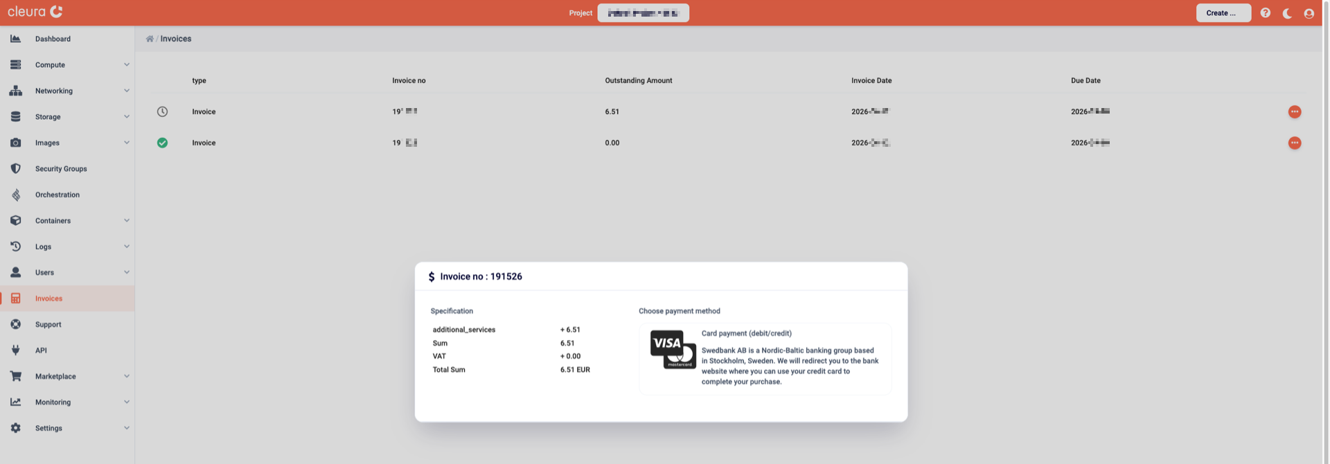 Payment options