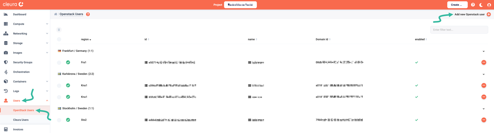 Add a new OpenStack user