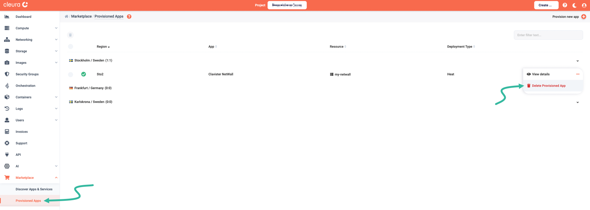 Request the deletion of Clavister NetWall