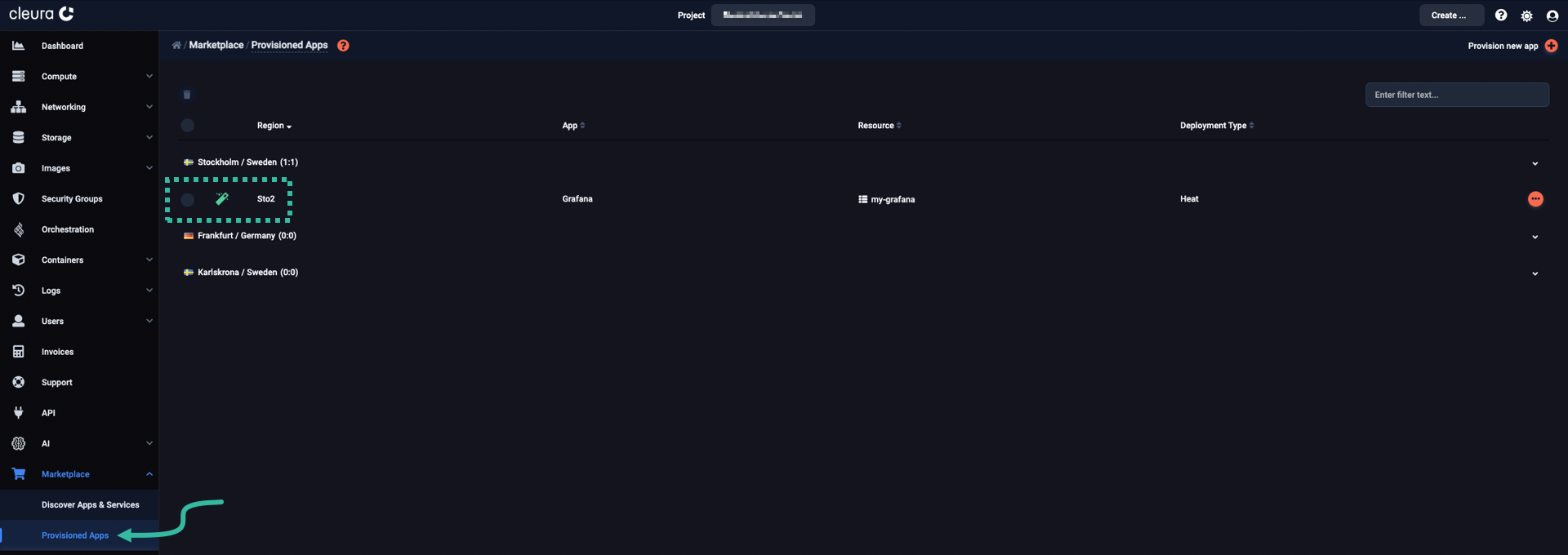 Check the deployment progress
