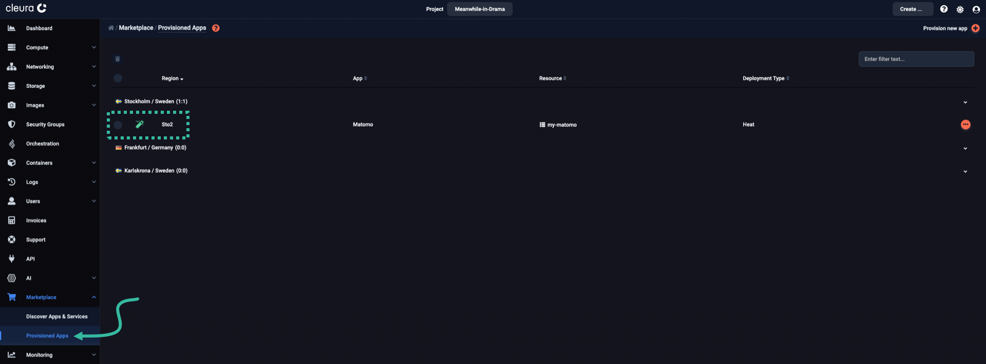 Check the deployment progress