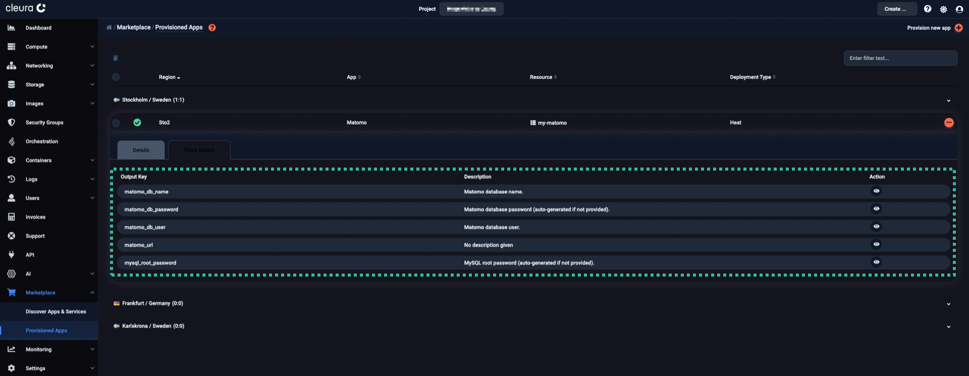 Get the URL of your Matomo instance
