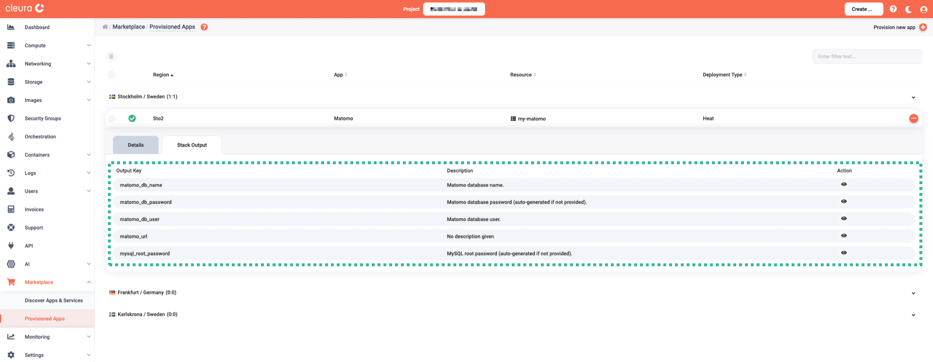 Get the URL of your Matomo instance