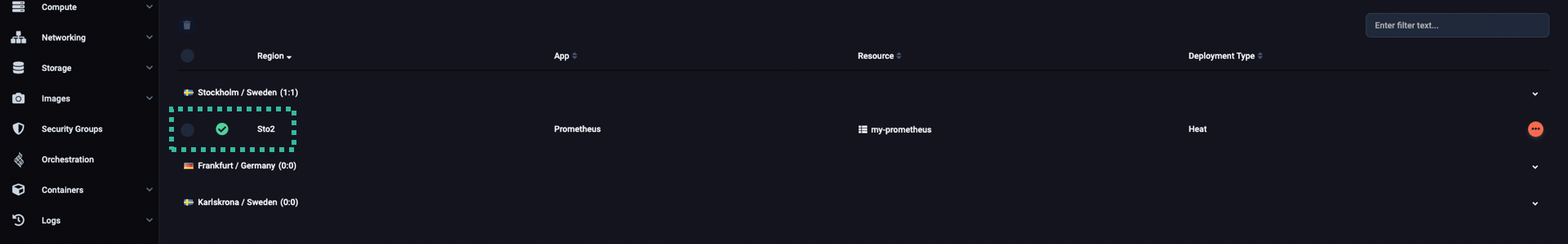 Prometheus is deployed