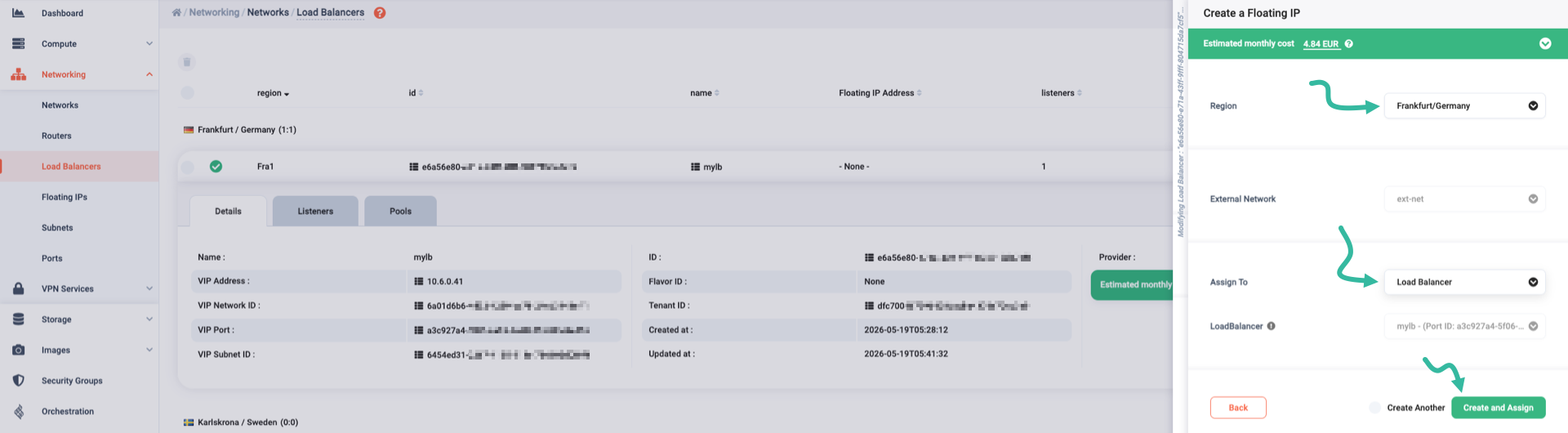 Configure attachment