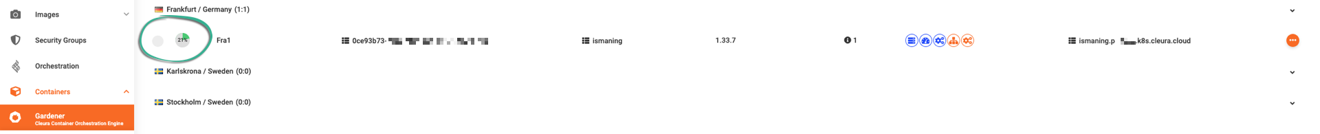 Shoot cluster bootstrapping