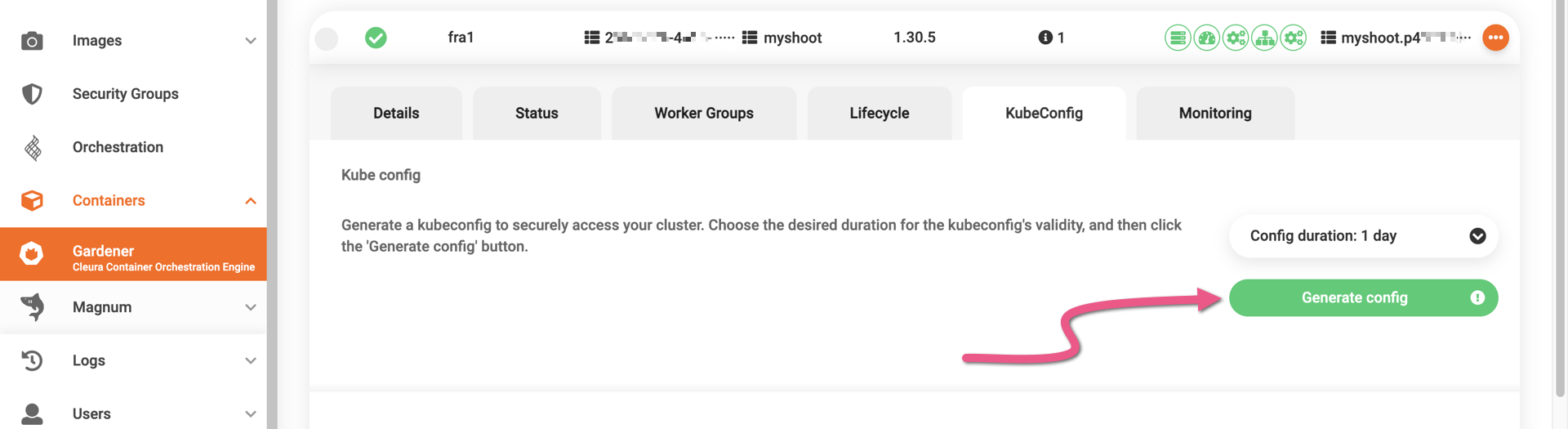 Generate a certificate-based kubeconfig