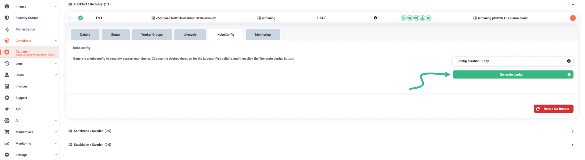 Generate a certificate-based kubeconfig