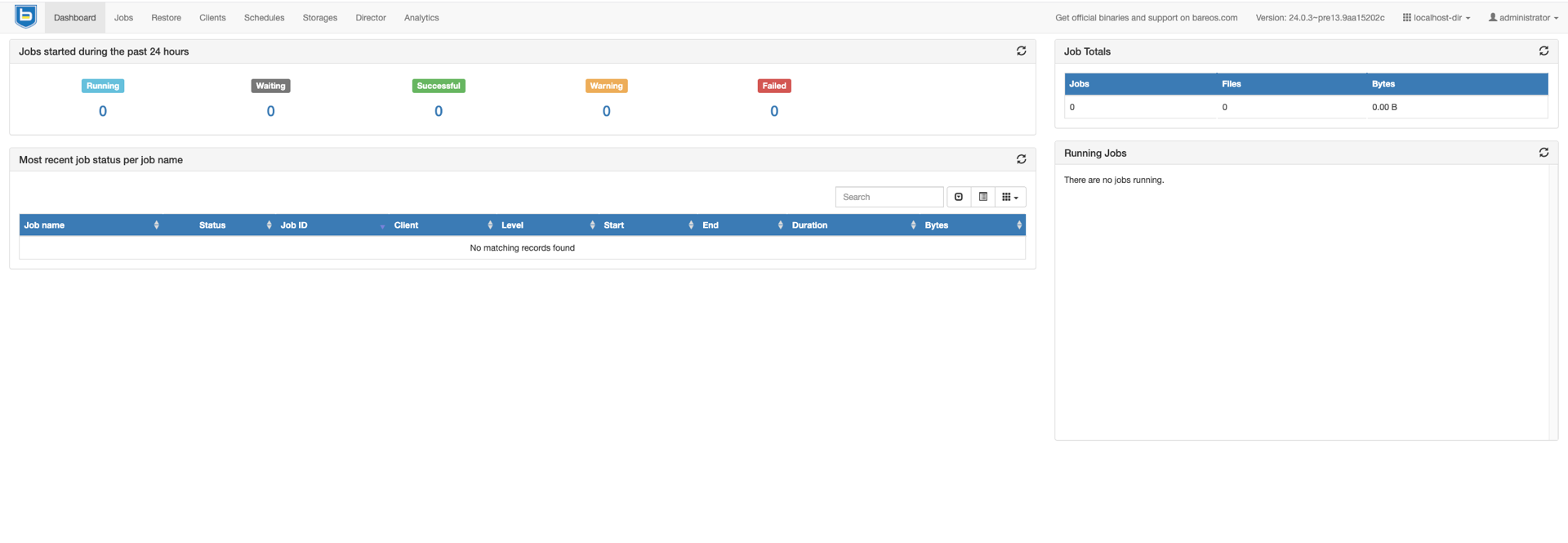 The Bareos main page