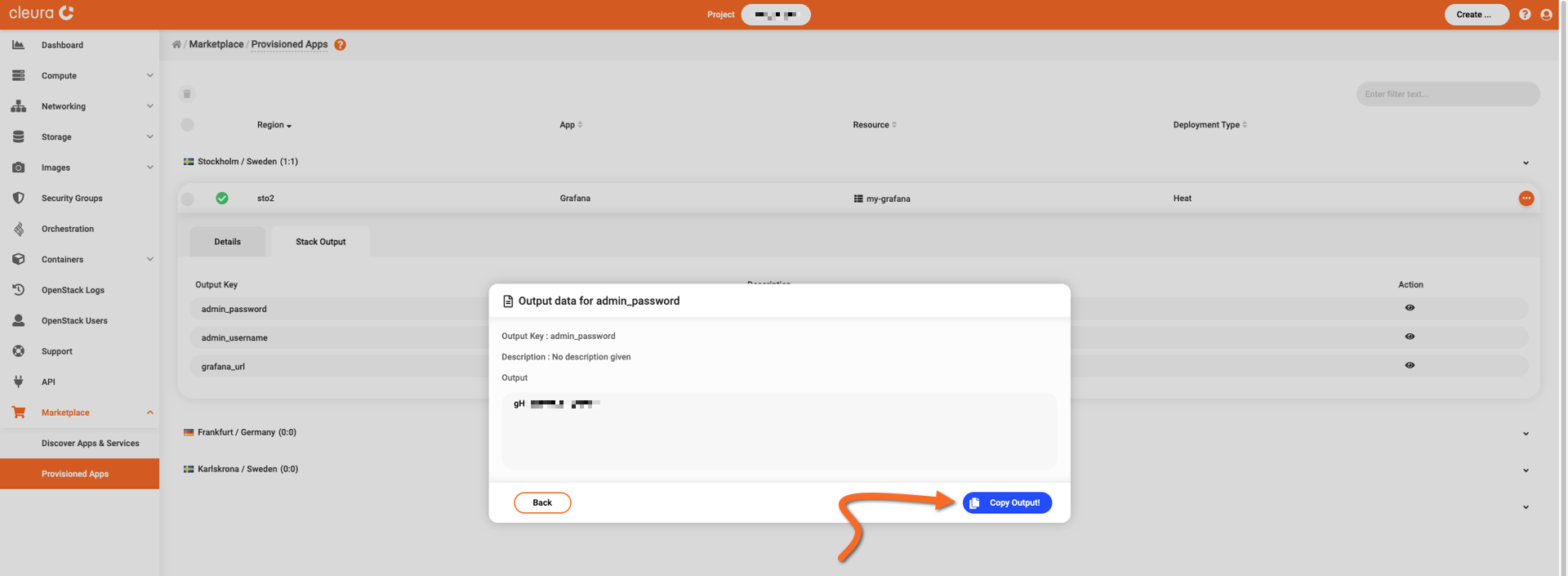 Reveal the administrator's password