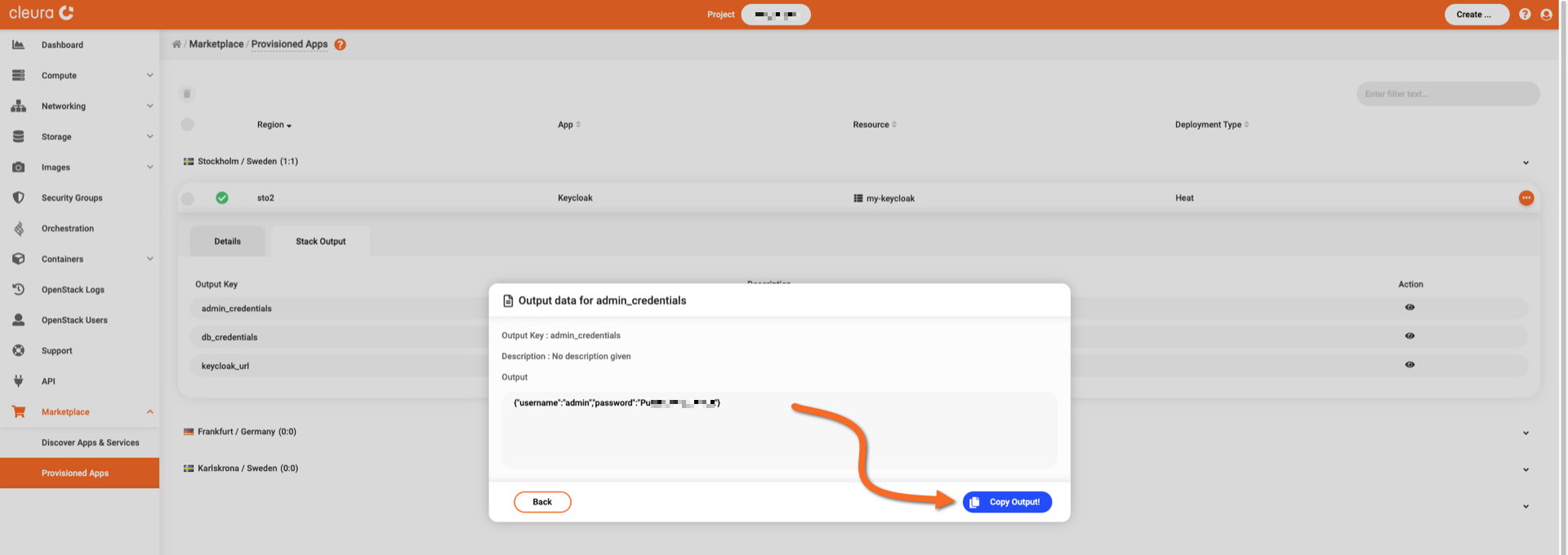 Reveal the administrator's password