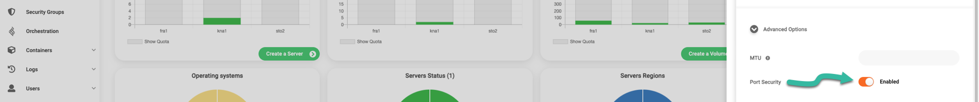 MTU and port security