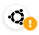 Exclamation mark on server icon showing the server on "rescue mode".